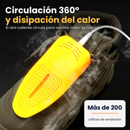 Circulación de calor del secador de zapatos